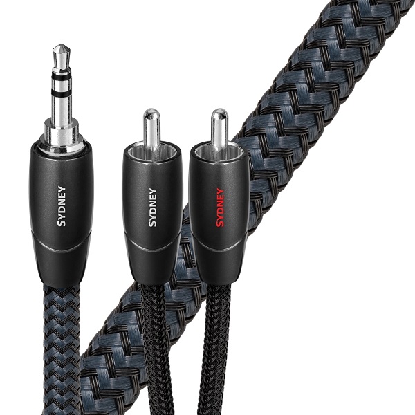 AudioQuest Sydney 3.5mm Male To Dual-RCA Male Analogue Audio Interconnect Cable