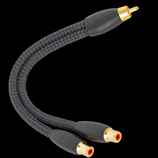 AudioQuest FLX-X M22F RCA Splitter – 1 x Male RCA > 2 x Female RCA